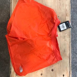 The North Face athletic shorts.